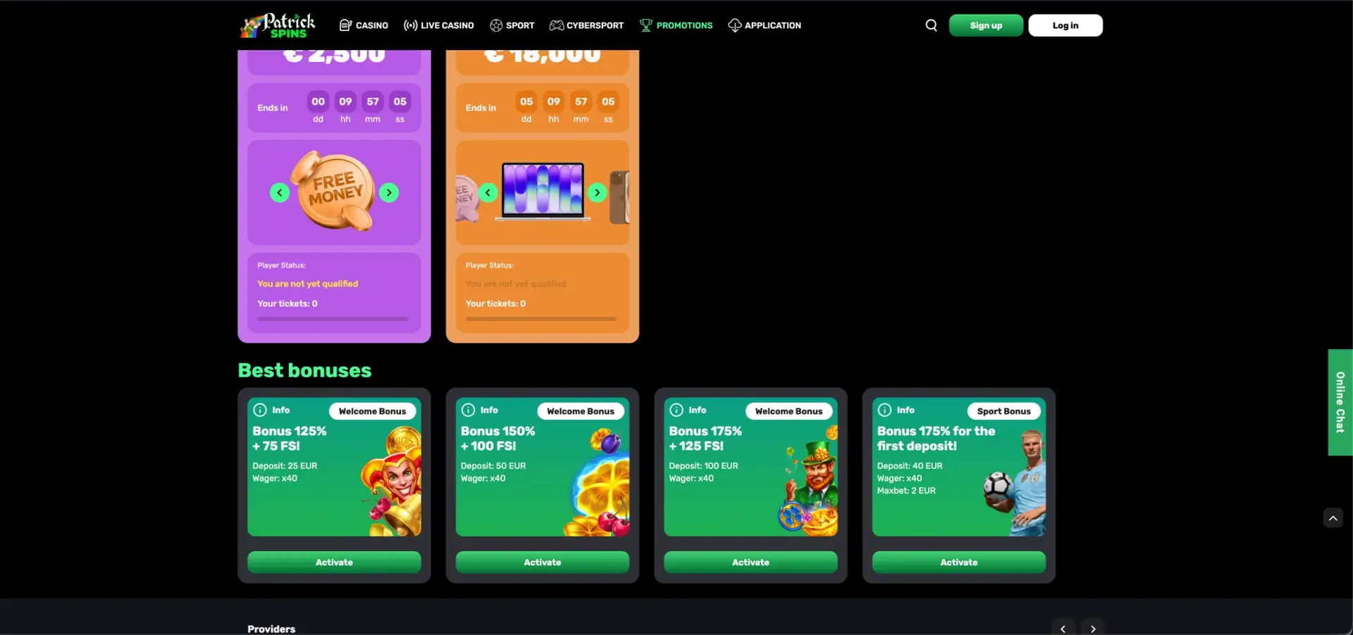 Patrick Spins Bonus guide for UK visitors